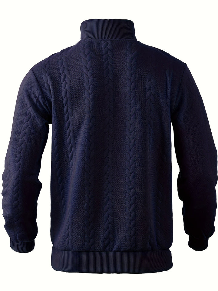 Rafael - Vintage herentrui met ritssluiting