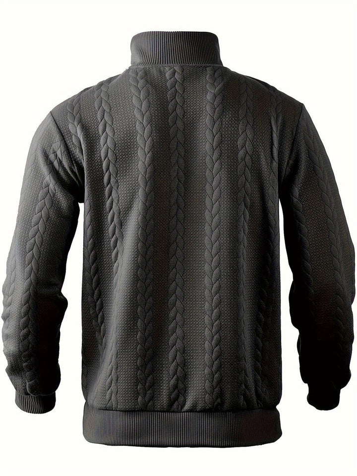 Rafael - Vintage herentrui met ritssluiting