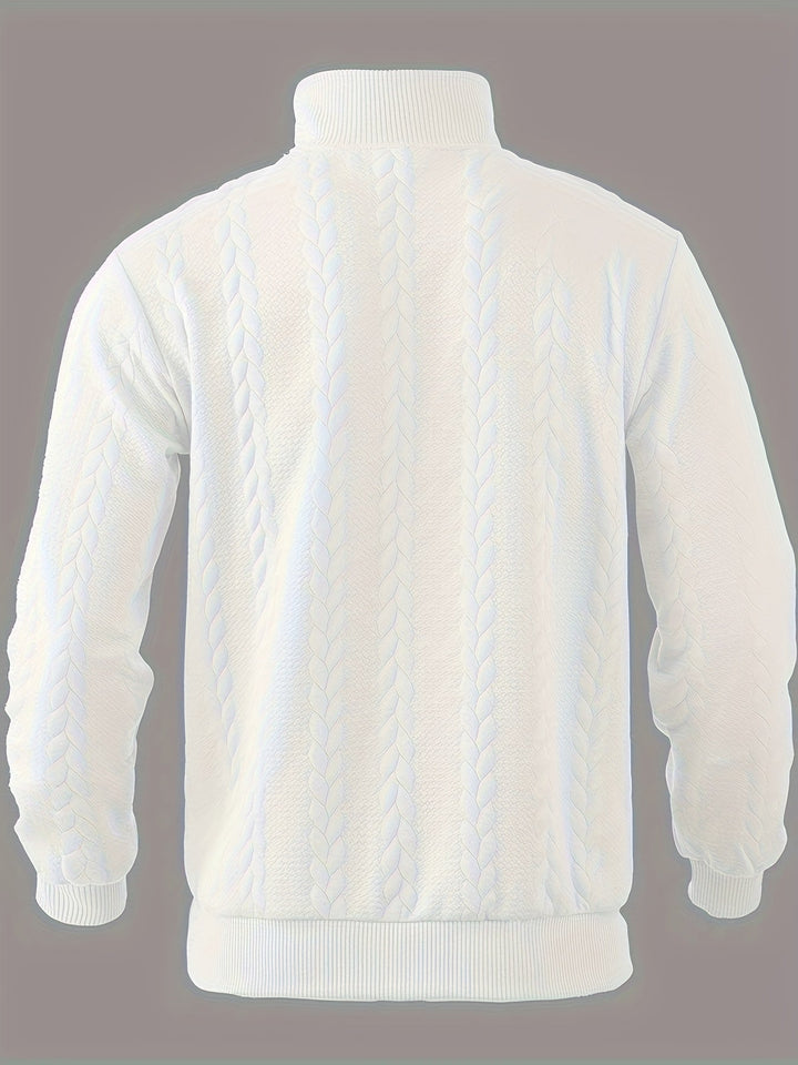 Rafael - Vintage herentrui met ritssluiting