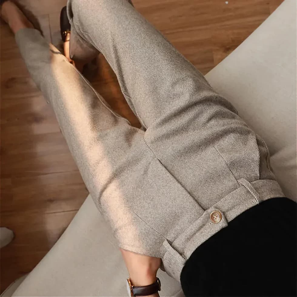 Richard | Elegante pantalon van zuiver wol