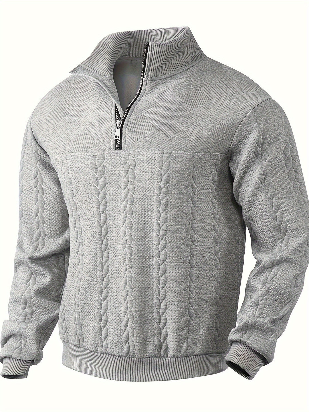 Rafael - Vintage herentrui met ritssluiting
