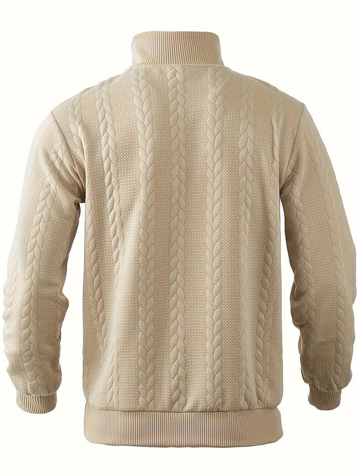 Rafael - Vintage herentrui met ritssluiting