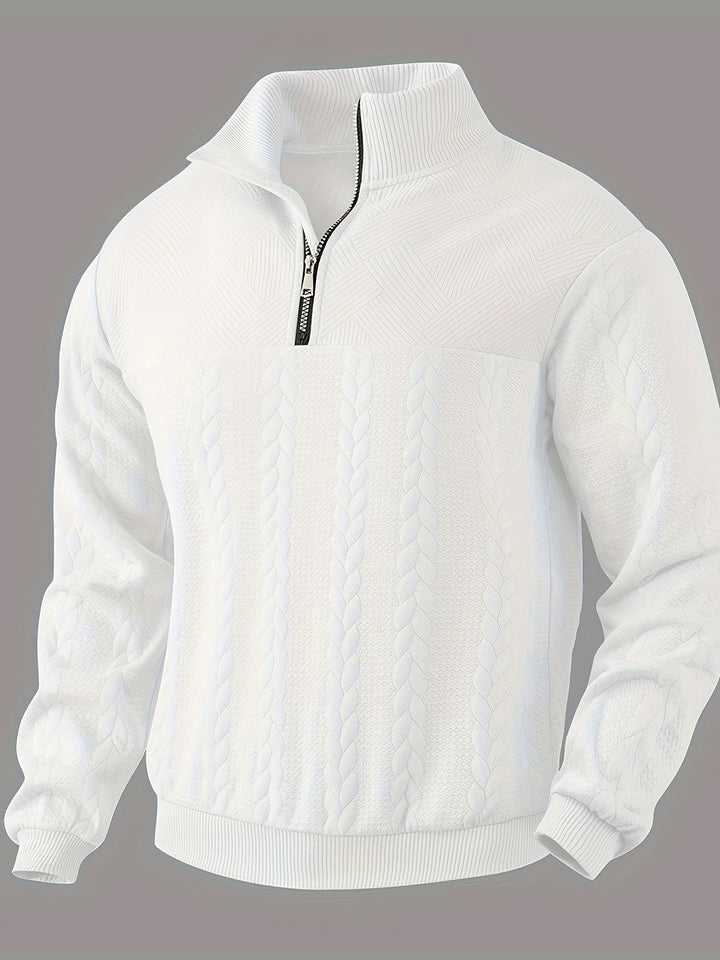 Rafael - Vintage herentrui met ritssluiting