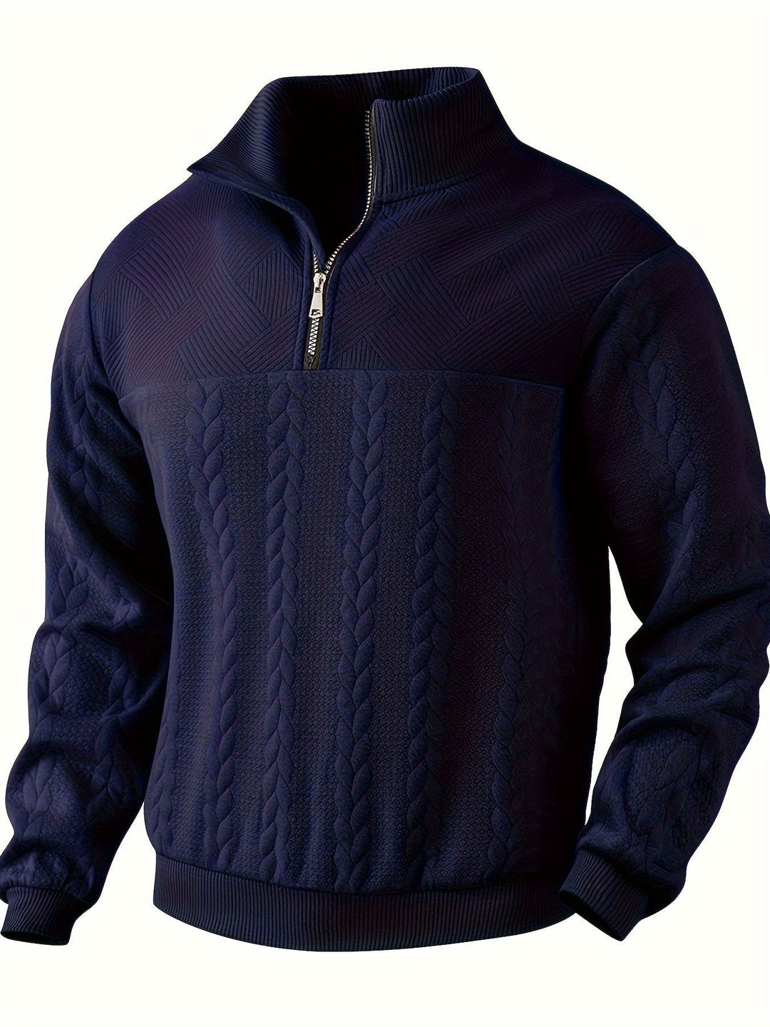 Rafael - Vintage herentrui met ritssluiting